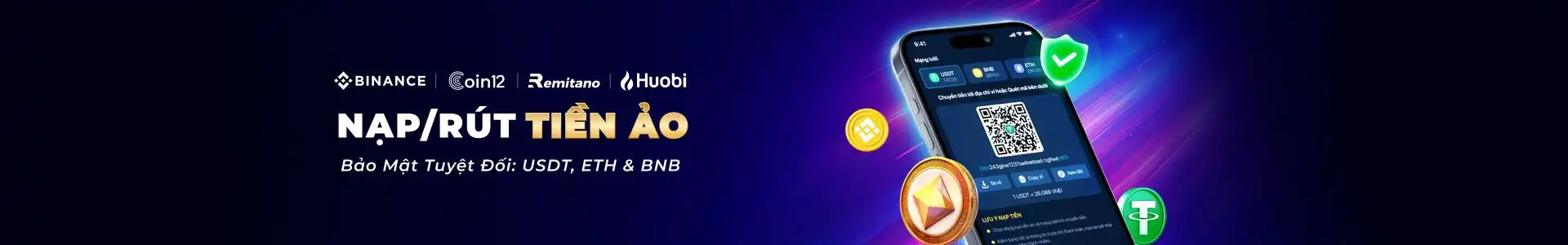 nạp rút tiền ảo, bảo mật tuyệt đối